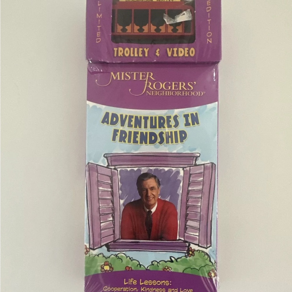 Adventures in friendship Mr Roger’s original limited edition trolley VHS
